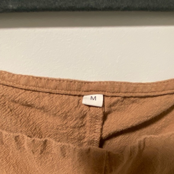 100% Cotton Wide Leg Overalls - Picture 4 of 5